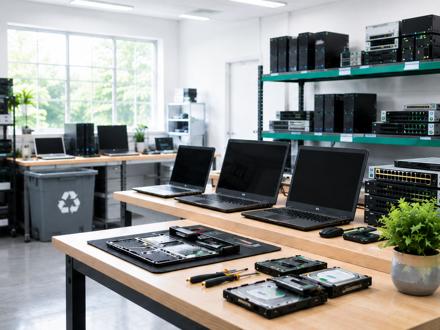 electronics recycling and IT asset services